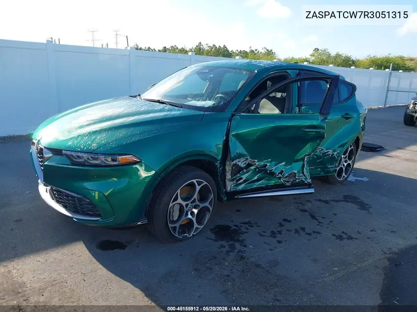 2024 Alfa Romeo Tonale Ti Eawd VIN: ZASPATCW7R3051315 Lot: 45155912