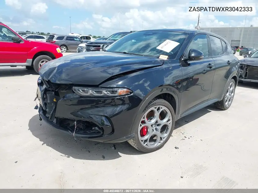 2024 Alfa Romeo Tonale Veloce Eawd VIN: ZASPATDWXR3042333 Lot: 45346072