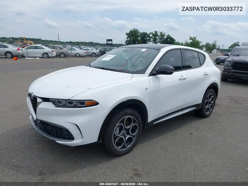 2024 Alfa Romeo Tonale Ti Eawd VIN: ZASPATCW0R3033772 Lot: 45461827