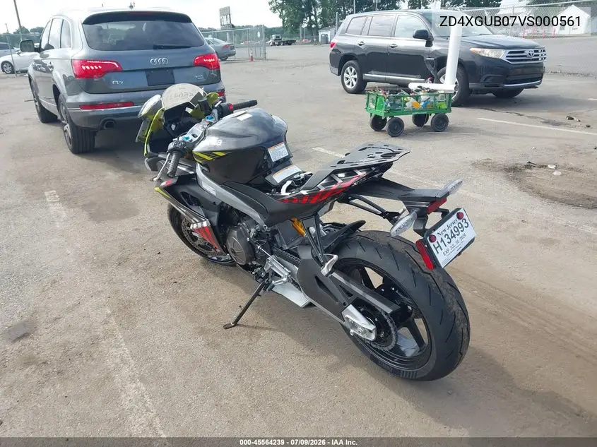 2027 Aprilia Other VIN: ZD4XGUB07VS000561 Lot: 45564239