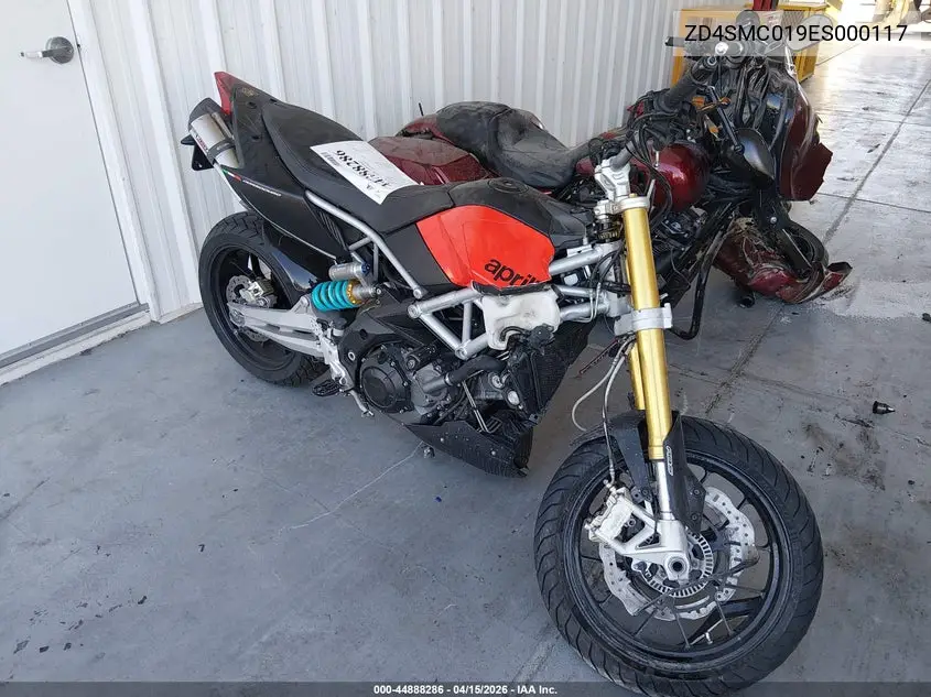 2014 Aprilia Dorsoduro 750 VIN: ZD4SMC019ES000117 Lot: 44888286