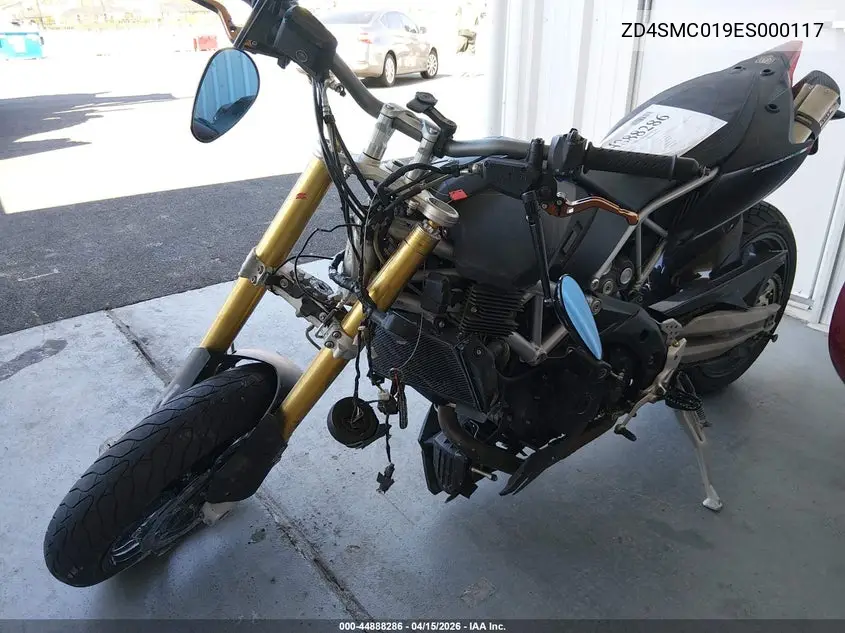 2014 Aprilia Dorsoduro 750 VIN: ZD4SMC019ES000117 Lot: 44888286
