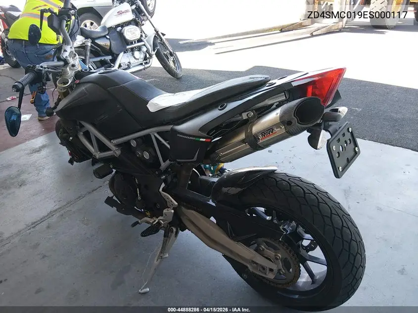2014 Aprilia Dorsoduro 750 VIN: ZD4SMC019ES000117 Lot: 44888286