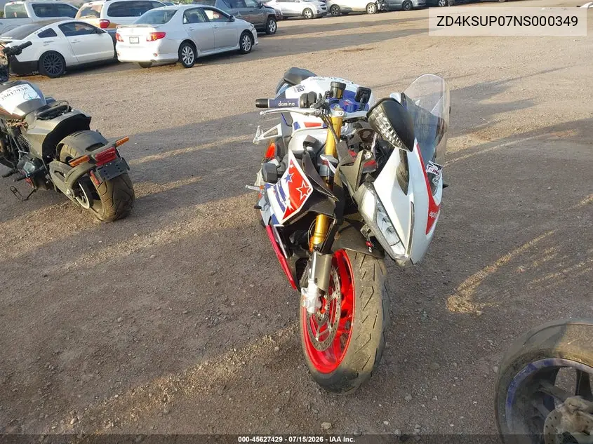 2022 Aprilia Rs 660 Factory Limited Edition VIN: ZD4KSUP07NS000349 Lot: 45627429