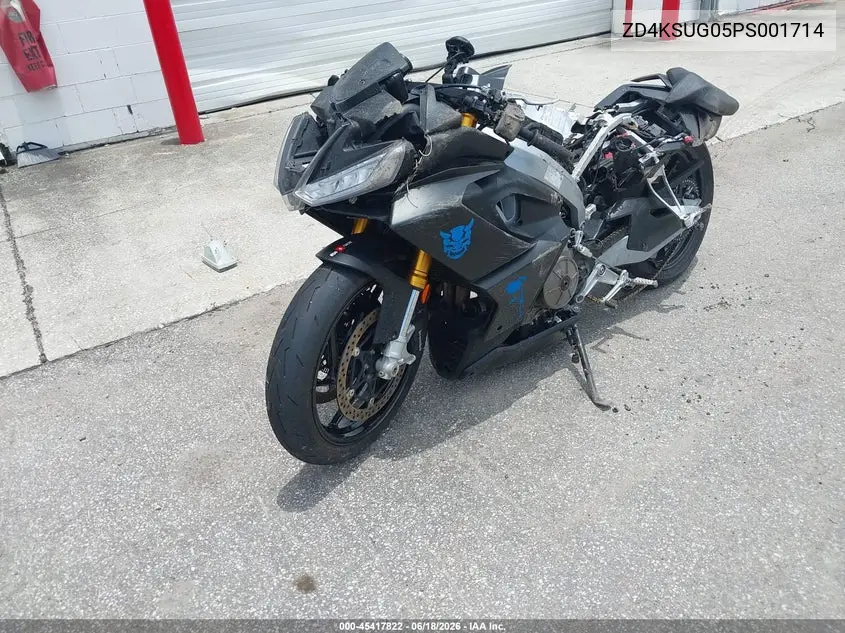 2023 Aprilia Rs 660 VIN: ZD4KSUG05PS001714 Lot: 45417822