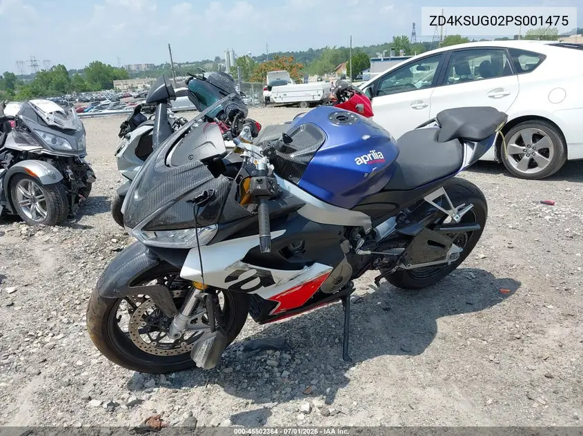 2023 Aprilia Rs 660 VIN: ZD4KSUG02PS001475 Lot: 45502364