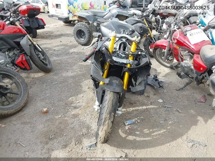 2025 Aprilia Rs 660 VIN: ZD4KSUG04SS003625 Lot: 45232986