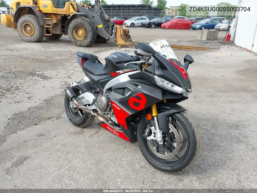 2025 Aprilia Rs 660 VIN: ZD4KSUG00SS003704 Lot: 45442313