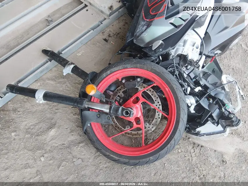 2025 Aprilia Rs 457 VIN: ZD4XEUA04S6001758 Lot: 45506837
