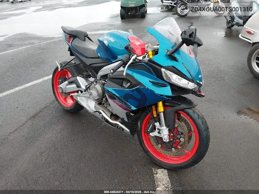 2026 Aprilia Rs 660 VIN: ZD4XGUA00TS001310 Lot: 44824371