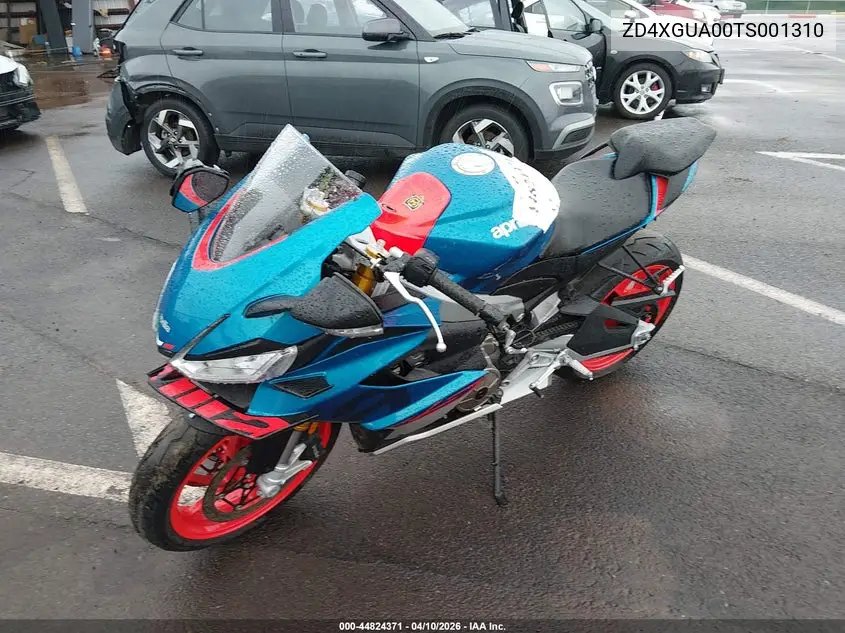 2026 Aprilia Rs 660 VIN: ZD4XGUA00TS001310 Lot: 44824371