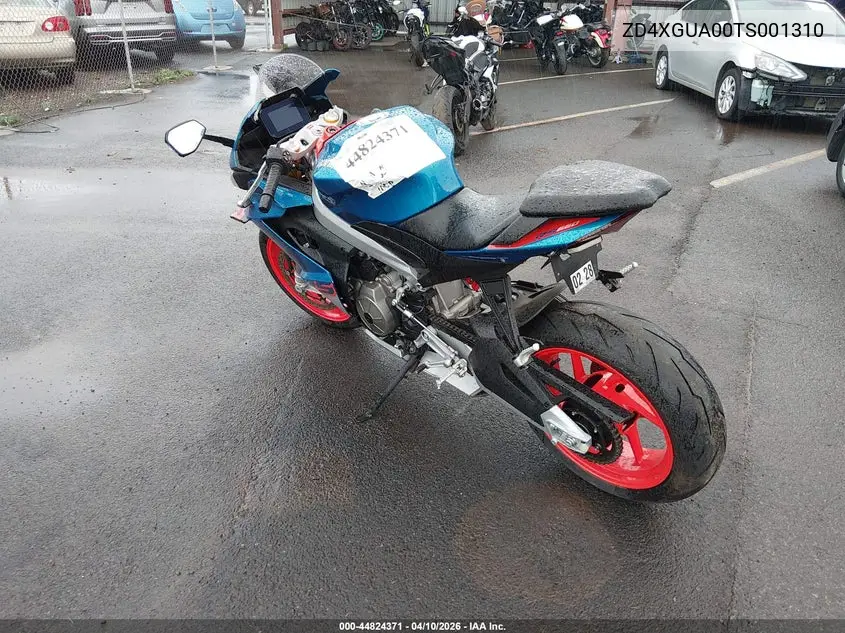 2026 Aprilia Rs 660 VIN: ZD4XGUA00TS001310 Lot: 44824371