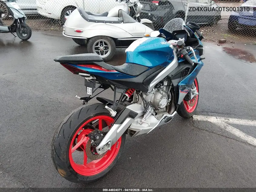 2026 Aprilia Rs 660 VIN: ZD4XGUA00TS001310 Lot: 44824371