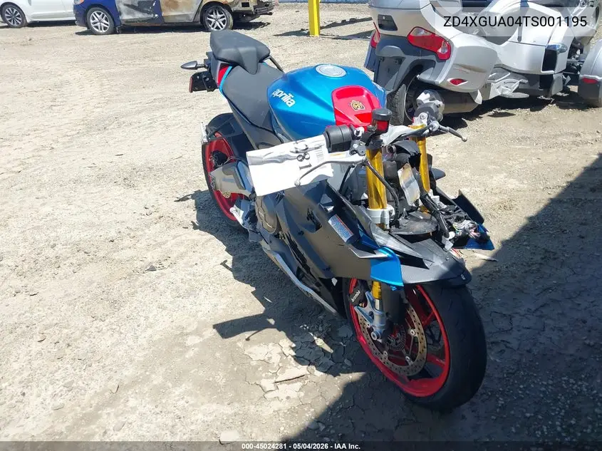 2026 Aprilia Rs 660 VIN: ZD4XGUA04TS001195 Lot: 45024281