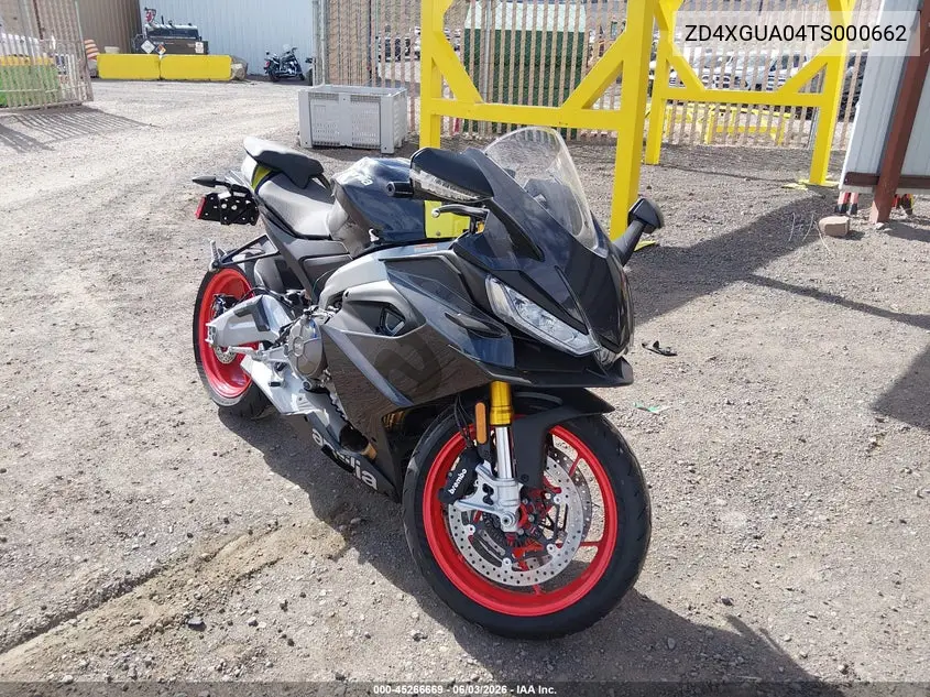 2026 Aprilia Rs 660 VIN: ZD4XGUA04TS000662 Lot: 45266669