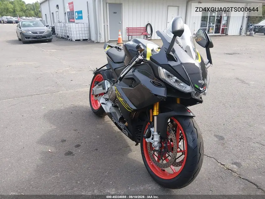 2026 Aprilia Rs 660 VIN: ZD4XGUA02TS000644 Lot: 45338088