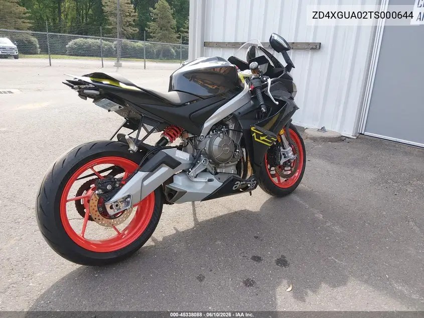 2026 Aprilia Rs 660 VIN: ZD4XGUA02TS000644 Lot: 45338088