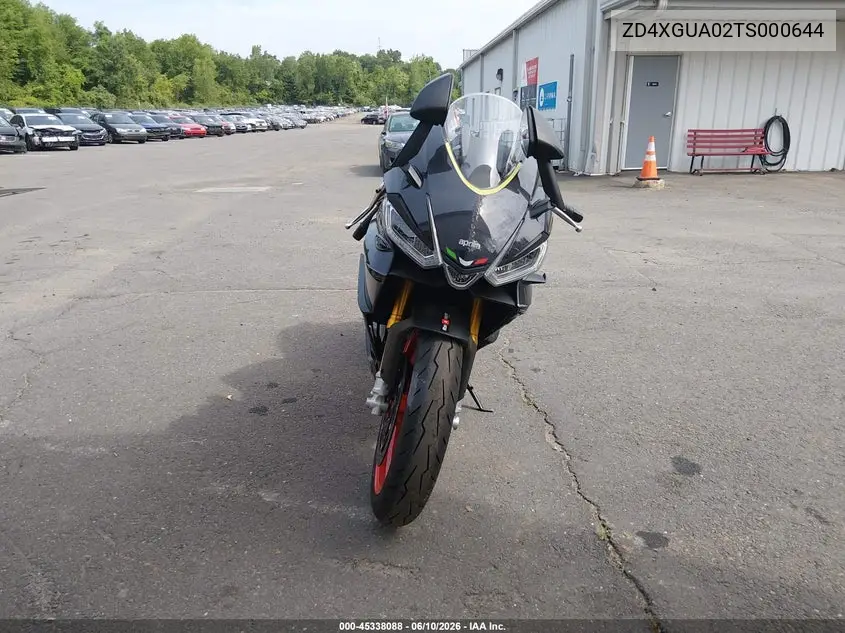2026 Aprilia Rs 660 VIN: ZD4XGUA02TS000644 Lot: 45338088
