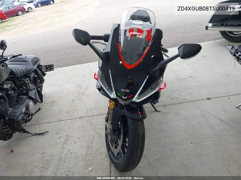 2026 Aprilia Rs 660 Factory VIN: ZD4XGUB08TS000419 Lot: 45360426
