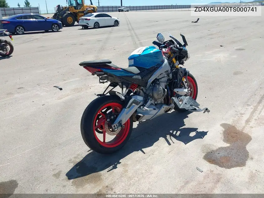 2026 Aprilia Rs 660 VIN: ZD4XGUA00TS000741 Lot: 45415285