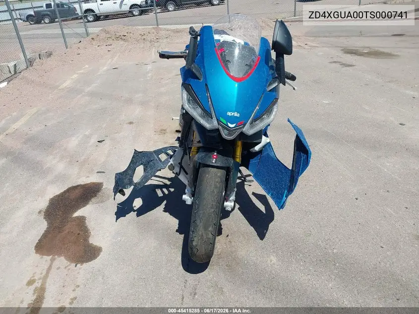 2026 Aprilia Rs 660 VIN: ZD4XGUA00TS000741 Lot: 45415285