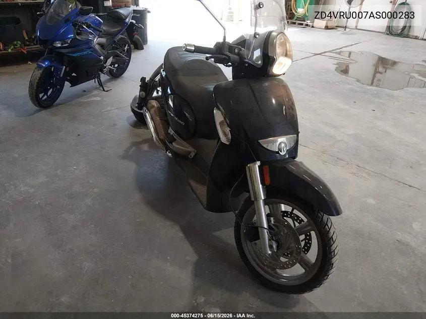 2010 Aprilia Scarabeo 500 VIN: ZD4VRU007AS000283 Lot: 45374275