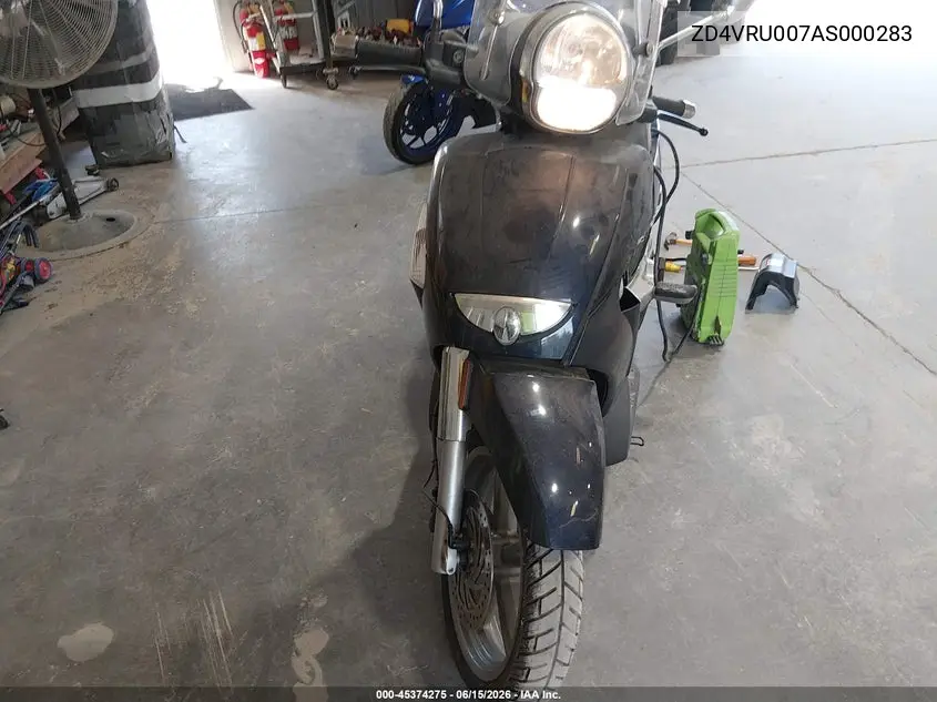 2010 Aprilia Scarabeo 500 VIN: ZD4VRU007AS000283 Lot: 45374275