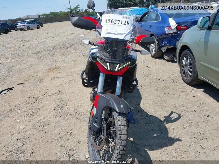 2022 Aprilia Tuareg 660 VIN: ZD4XBUA09NS000495 Lot: 45627128