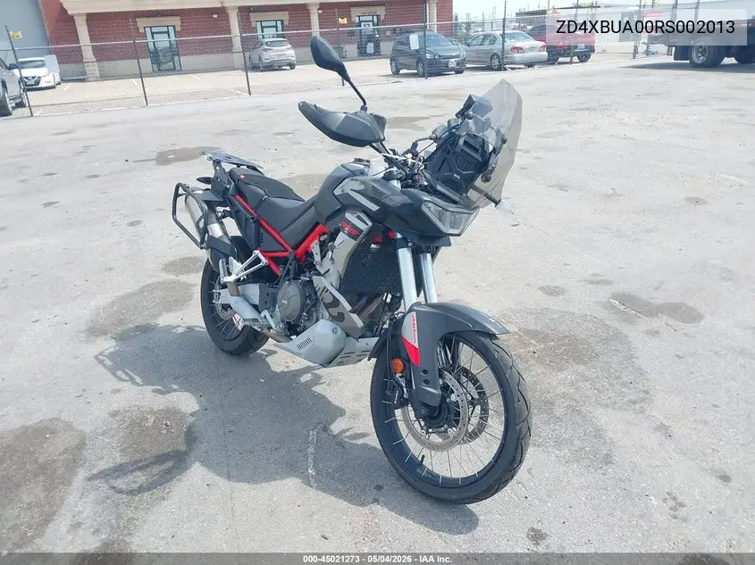 2024 Aprilia Tuareg 660 VIN: ZD4XBUA00RS002013 Lot: 45021273