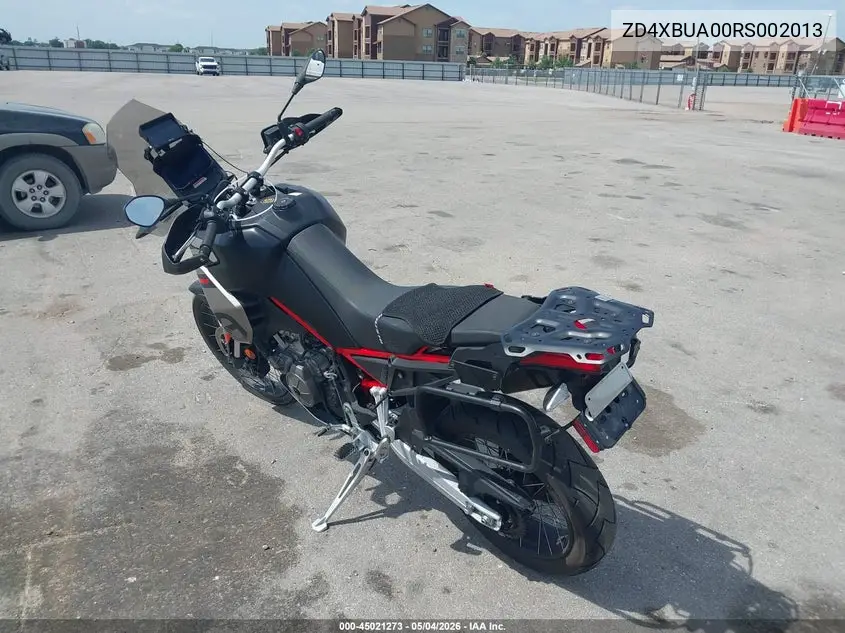 2024 Aprilia Tuareg 660 VIN: ZD4XBUA00RS002013 Lot: 45021273