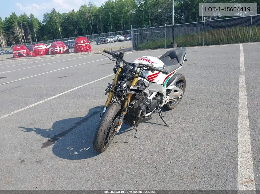 2020 Aprilia Tuono V4 1100 Rr VIN: LOT-1-45604419 Lot: 45604419