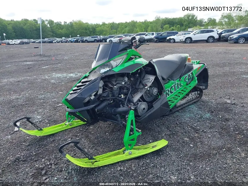 4UF13SNW0DT113772 2013 Arctic Cat Xf1100 Turbo Sno Pro Ltd