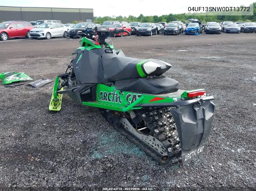 4UF13SNW0DT113772 2013 Arctic Cat Xf1100 Turbo Sno Pro Ltd