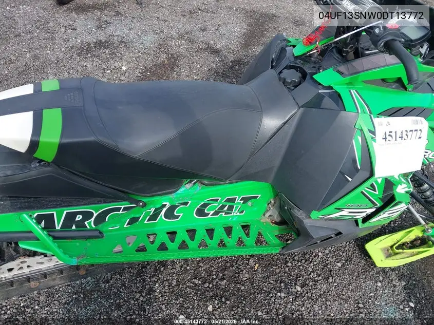 4UF13SNW0DT113772 2013 Arctic Cat Xf1100 Turbo Sno Pro Ltd