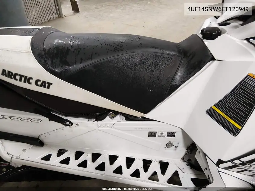 4UF14SNW6ET120949 2014 Arctic Cat 1049 Cc