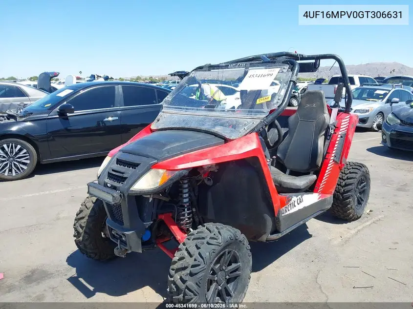 2016 Arctic Cat Wildcat 700 VIN: 4UF16MPV0GT306631 Lot: 45341699
