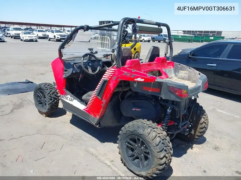 2016 Arctic Cat Wildcat 700 VIN: 4UF16MPV0GT306631 Lot: 45341699