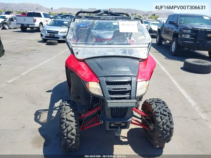 2016 Arctic Cat Wildcat 700 VIN: 4UF16MPV0GT306631 Lot: 45341699