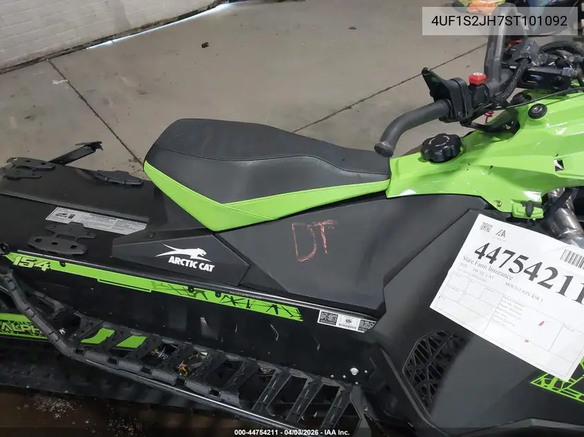 2025 Arctic Cat Mountain 858 154 Alp VIN: 4UF1S2JH7ST101092 Lot: 44754211
