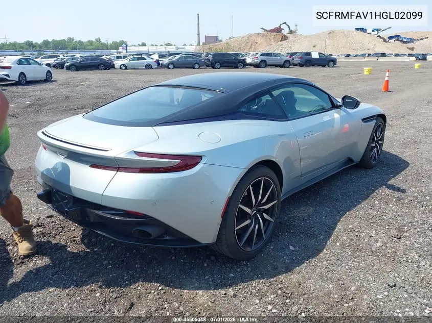 2017 Aston Martin Db11 Launch Edition VIN: SCFRMFAV1HGL02099 Lot: 45505048