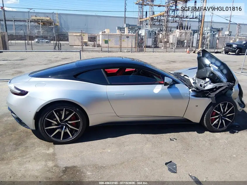 2017 Aston Martin Db11 Launch Edition VIN: SCFRMFAV9HGL01816 Lot: 45633165