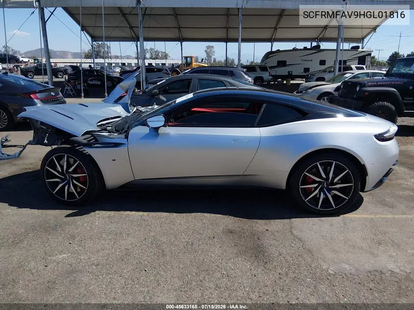 2017 Aston Martin Db11 Launch Edition VIN: SCFRMFAV9HGL01816 Lot: 45633165