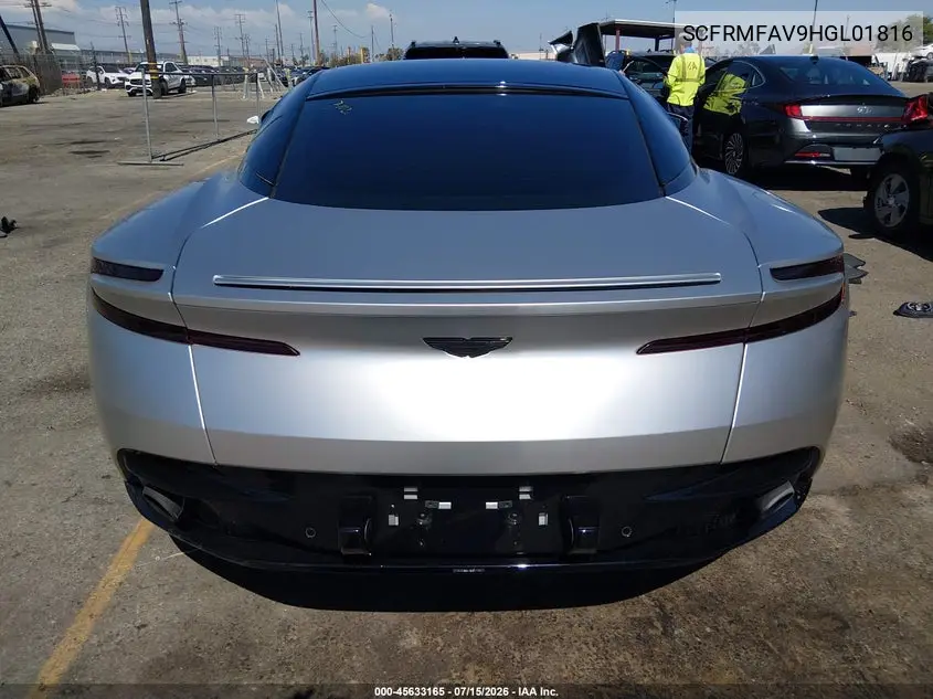 2017 Aston Martin Db11 Launch Edition VIN: SCFRMFAV9HGL01816 Lot: 45633165
