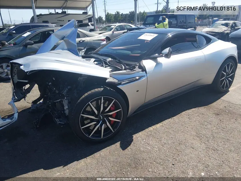 2017 Aston Martin Db11 Launch Edition VIN: SCFRMFAV9HGL01816 Lot: 45633165