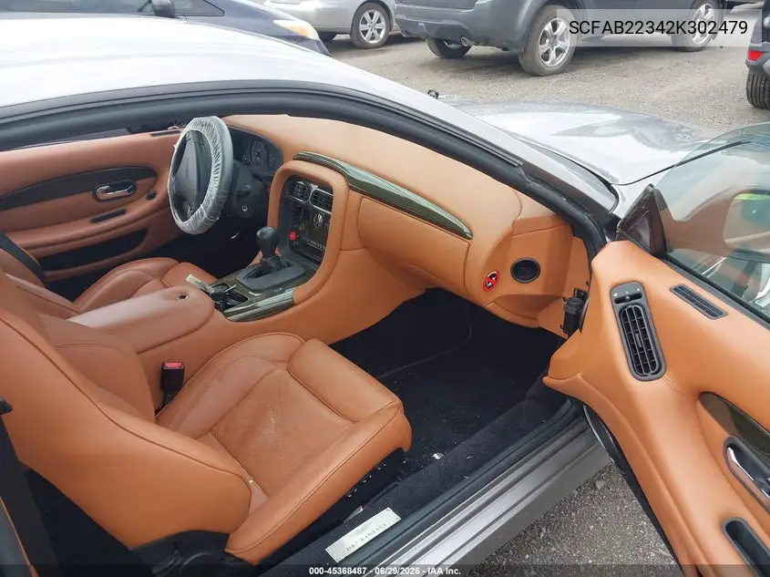 2002 Aston Martin Db7 Vantage VIN: SCFAB22342K302479 Lot: 45368487