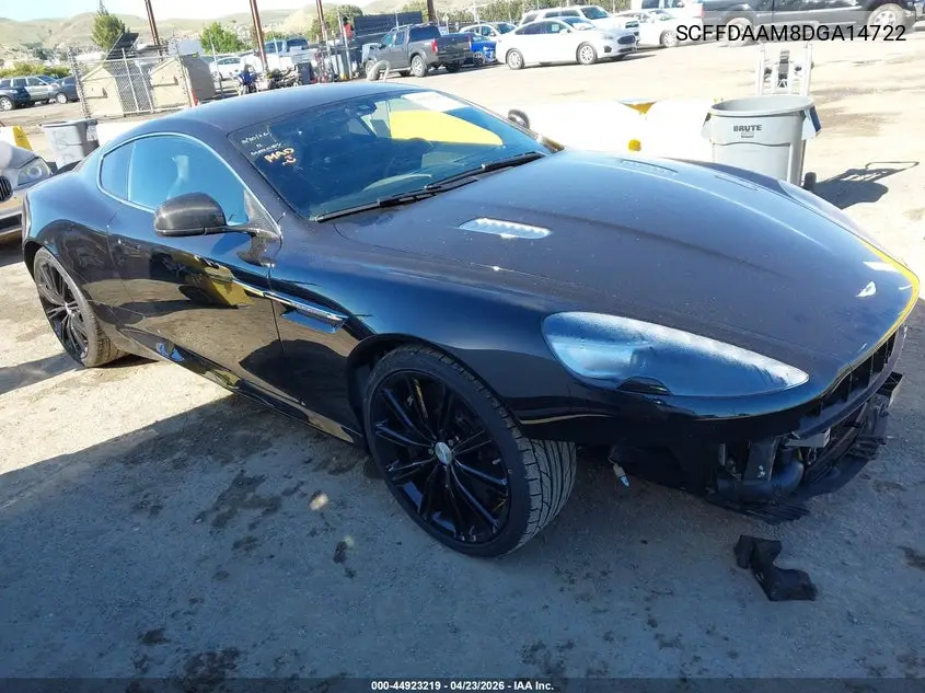 2013 Aston Martin Db9 VIN: SCFFDAAM8DGA14722 Lot: 44923219