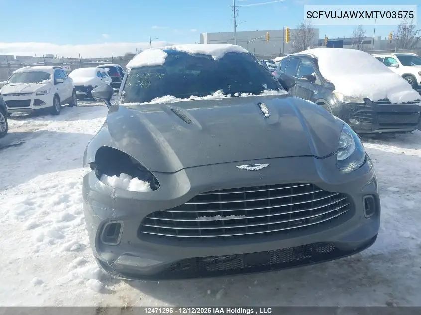 2021 Aston Martin Dbx VIN: SCFVUJAWXMTV03575 Lot: 12471295