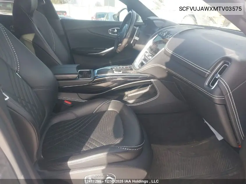2021 Aston Martin Dbx VIN: SCFVUJAWXMTV03575 Lot: 12471295