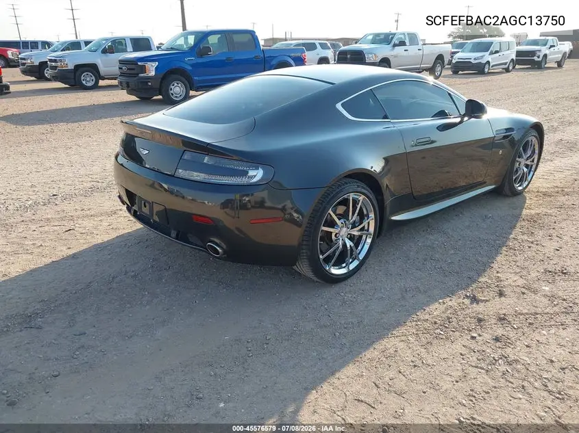 2010 Aston Martin V8 Vantage VIN: SCFEFBAC2AGC13750 Lot: 45576579