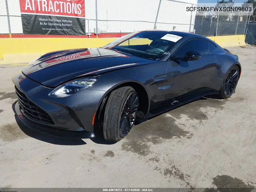 2025 Aston Martin Vantage VIN: SCFSMGFWXSGN09803 Lot: 45619272